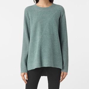 NWT All Saints Teal Sweater Size Small